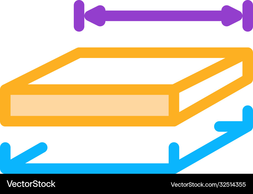 House foundation marking icon outline House foundation marking icon outline vector image