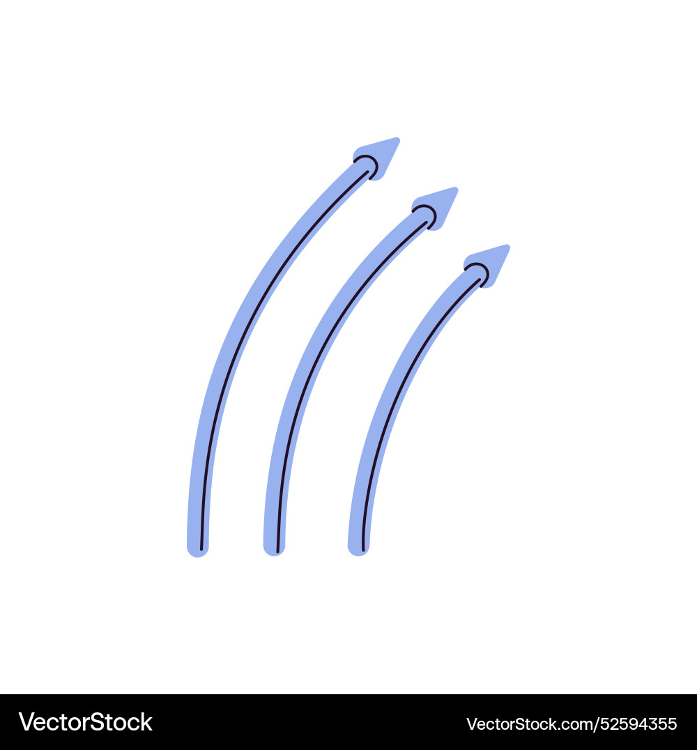 Pointers arrows pointing turn to side geometric Pointers arrows pointing turn to side geometric vector image