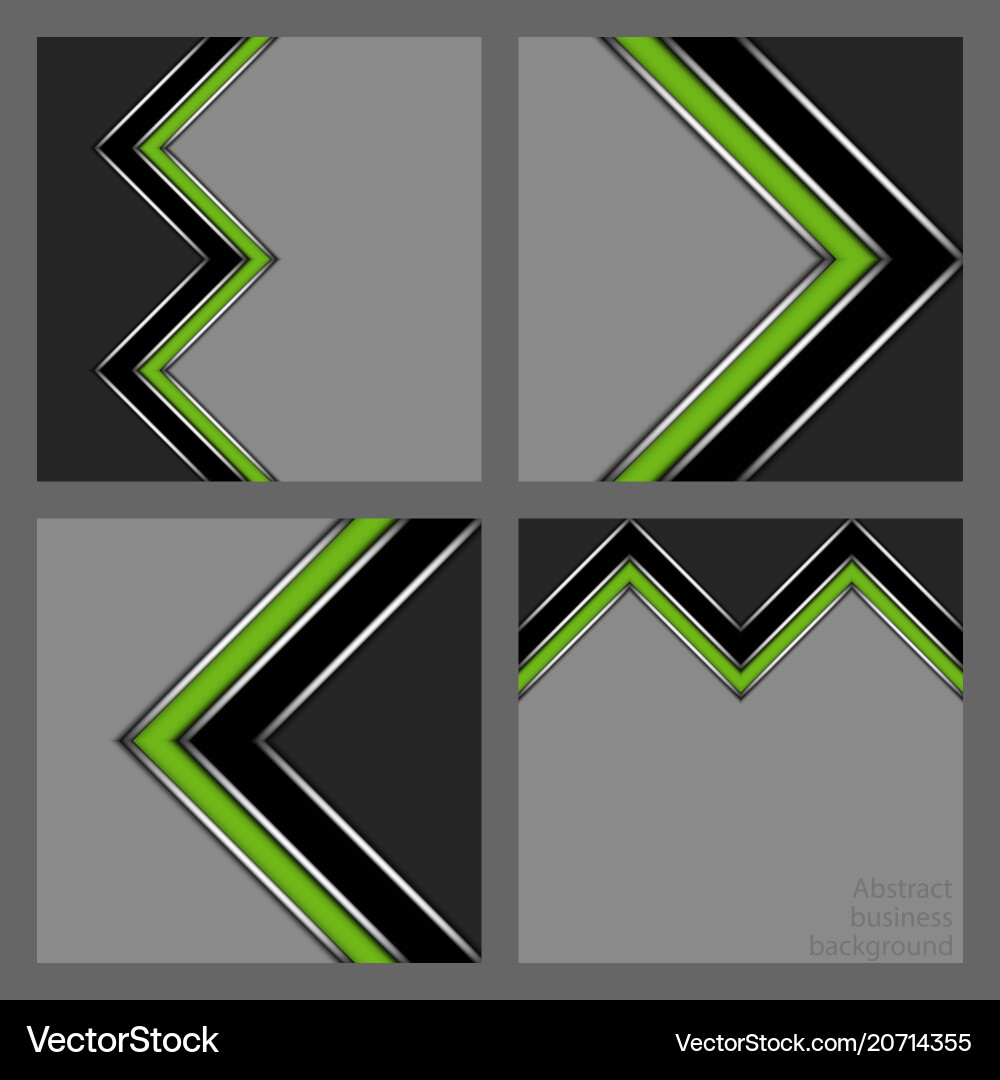 Set of abstract business patterns Vector Image