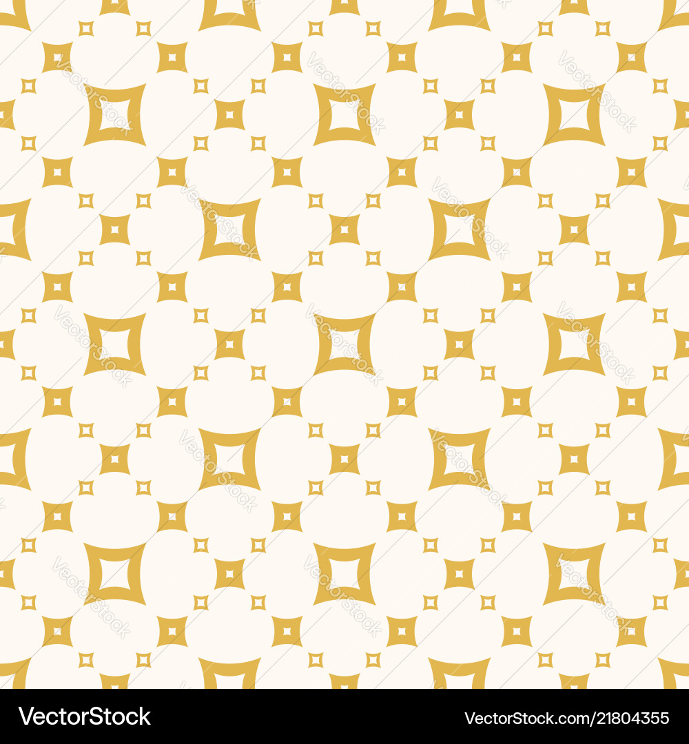 Simple abstract yellow seamless pattern Vector Image