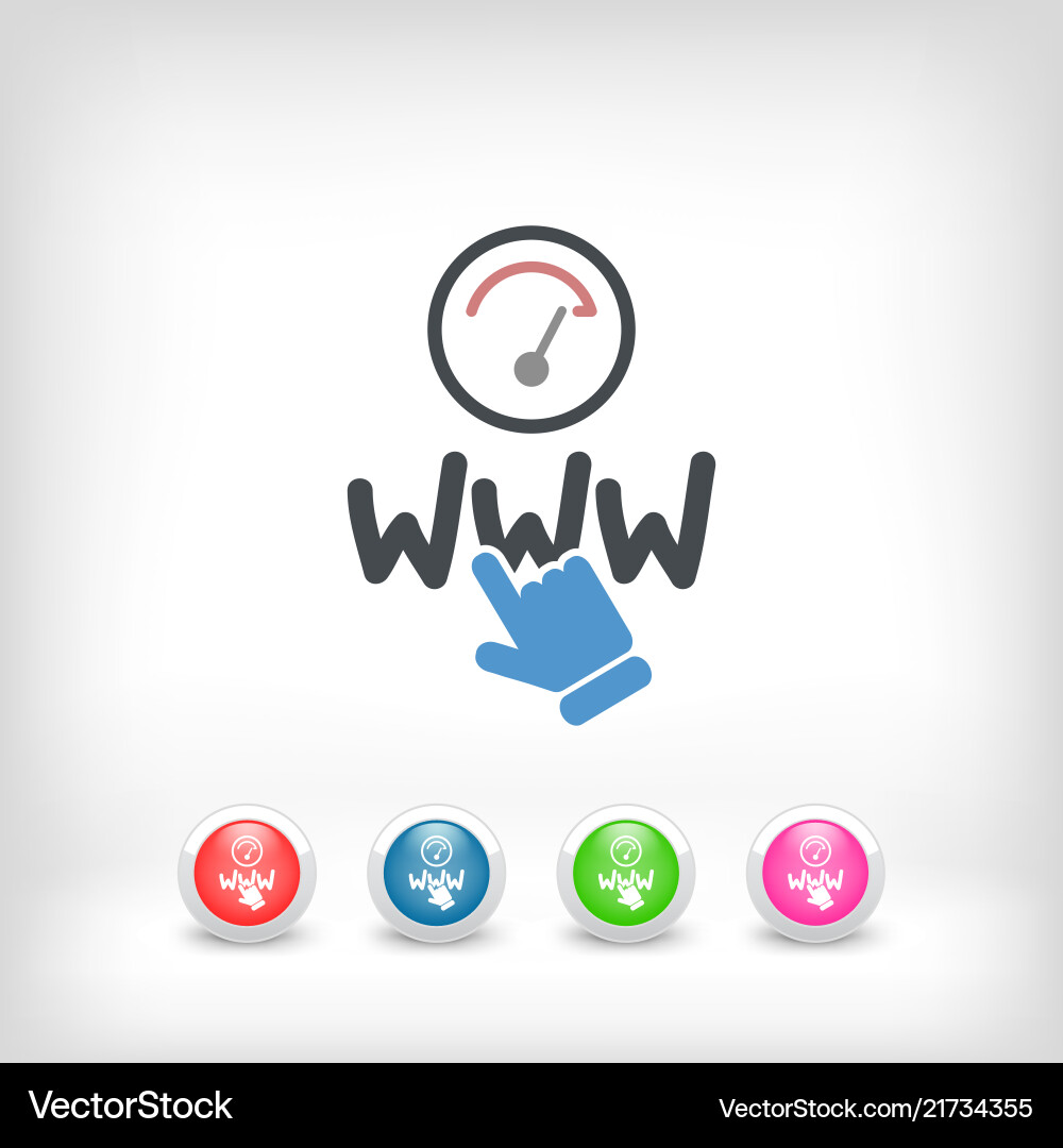 Web connection icon Web connection icon vector image