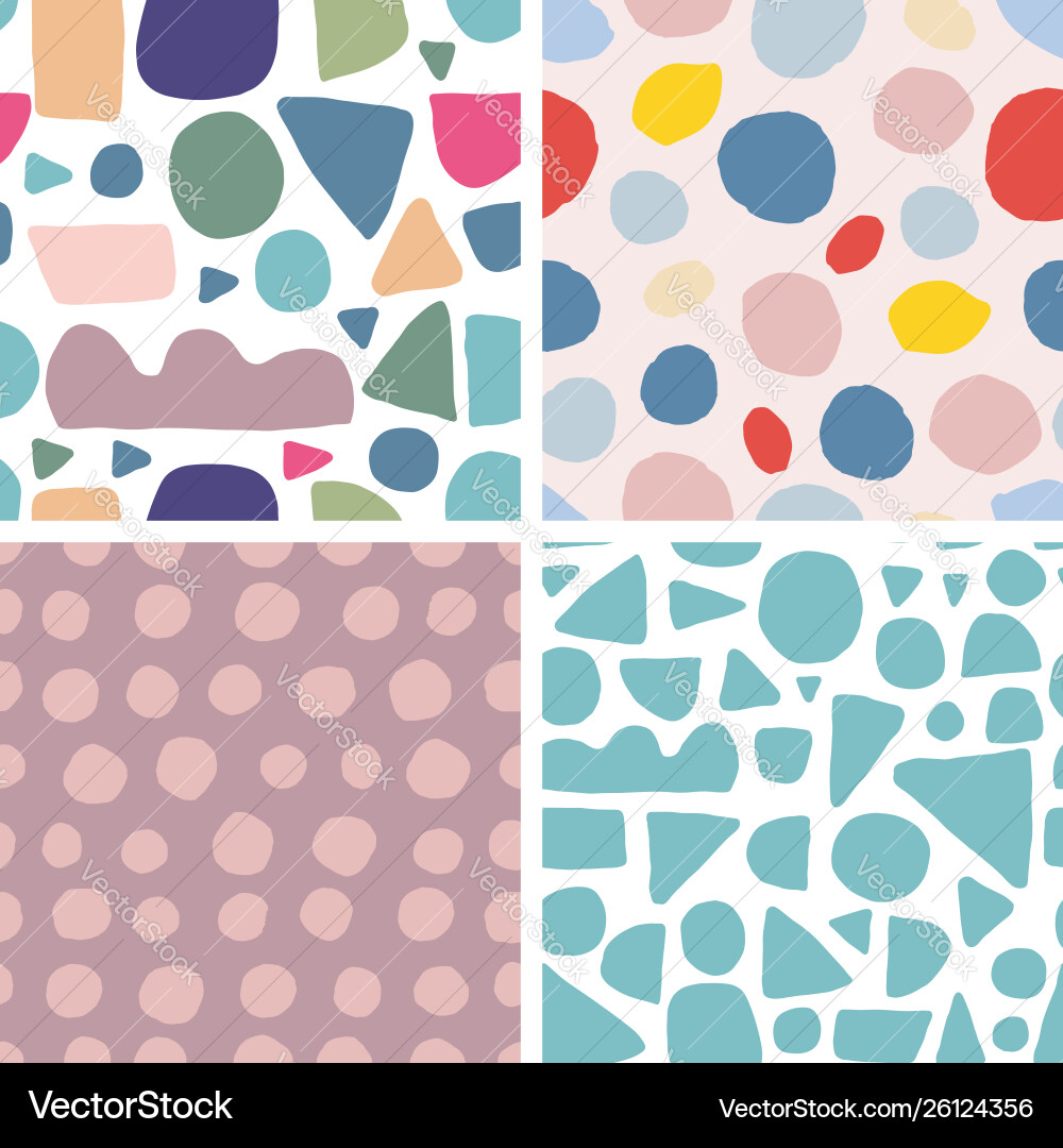 Abstract Blotch Pattern vector image