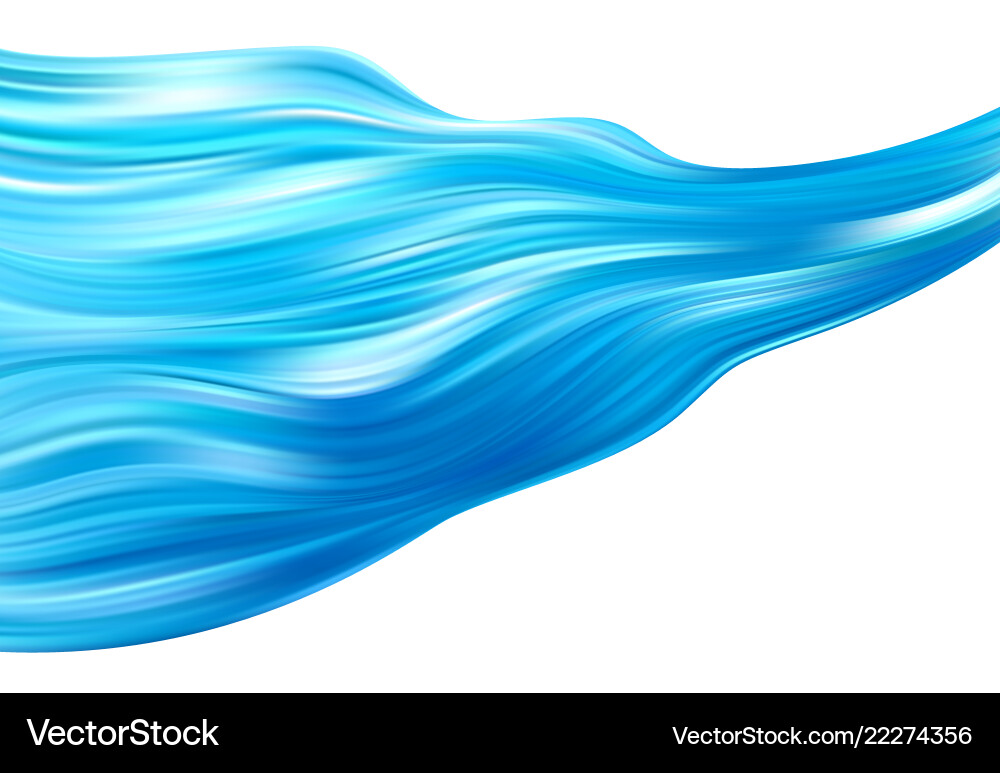 Blaues Farbwasser abstrakter glatter Wellenverlauf Blaues Farbwasser abstrakter glatter Wellenverlauf vektorbild