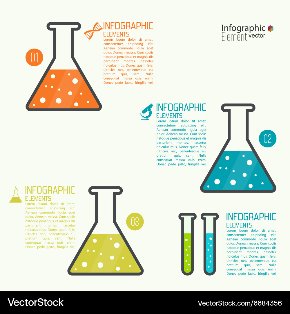 Comparative chart with templates for presentation Vector Image