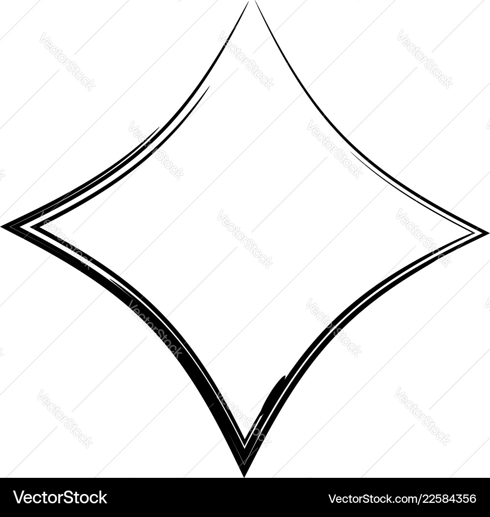 Contour shape with different distortion effect Contour shape with different distortion effect Vector Image