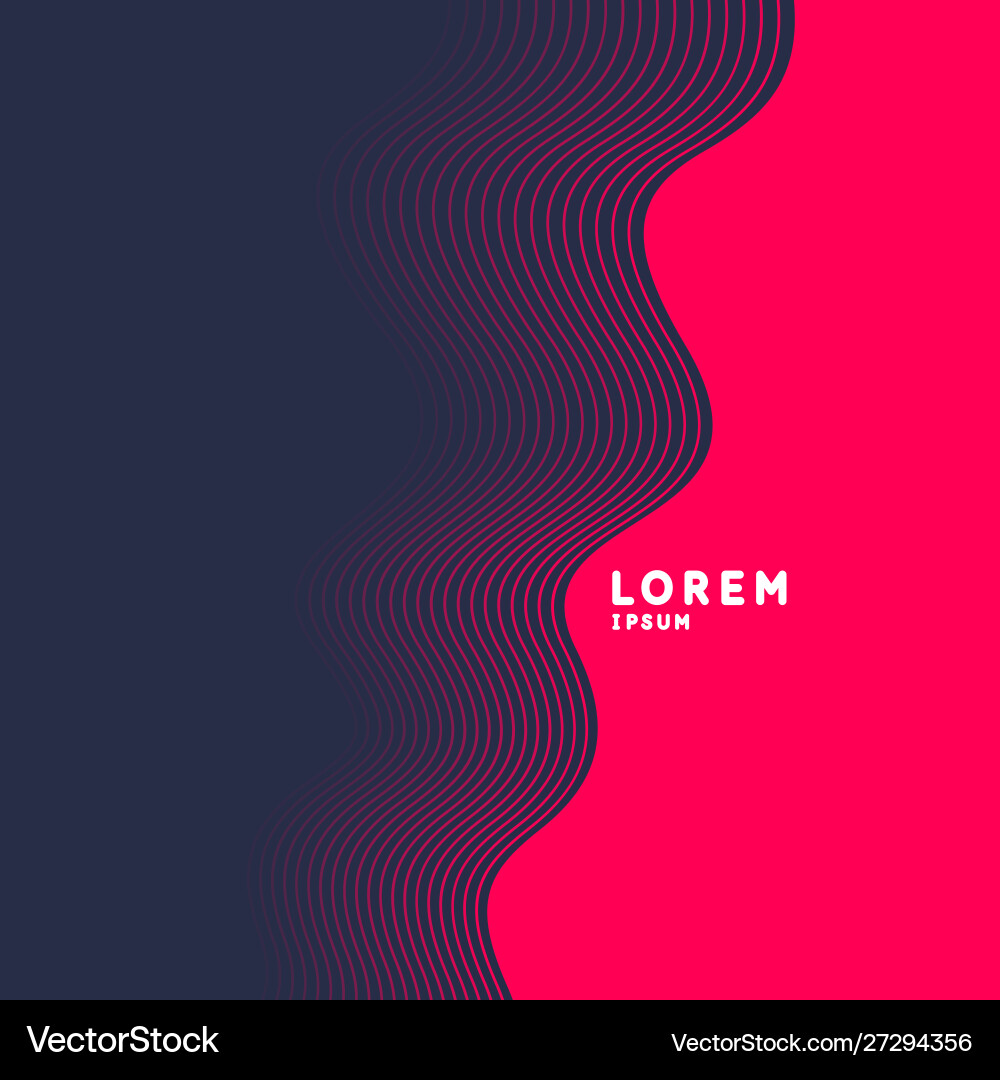 Dynamic Wave Background Vector Image