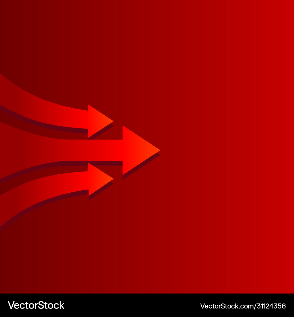 Forward Arrow on Red – Royalty-Free Vector | VectorStock