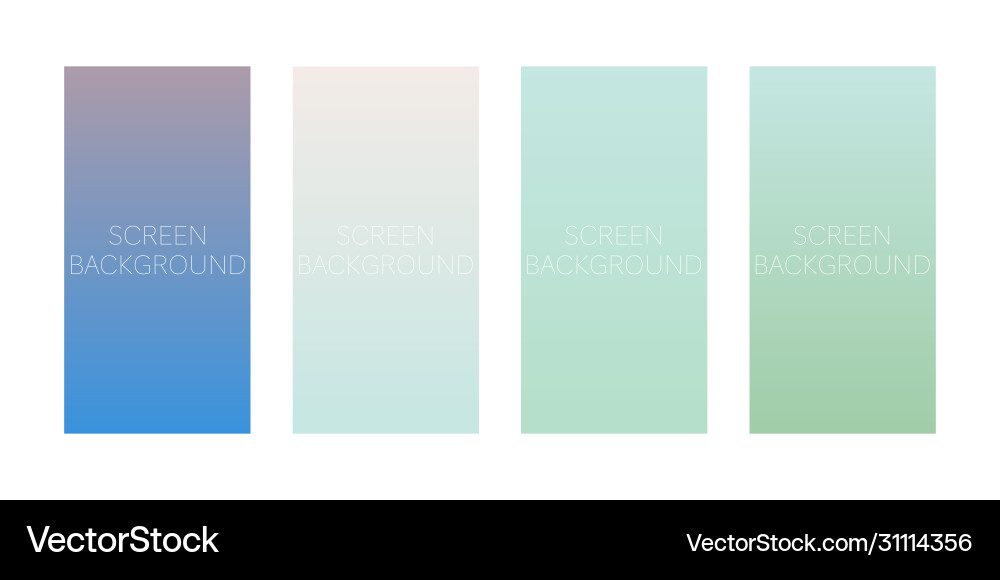 Set gradient backgrounds for device screen Set gradient backgrounds for device screen vector image