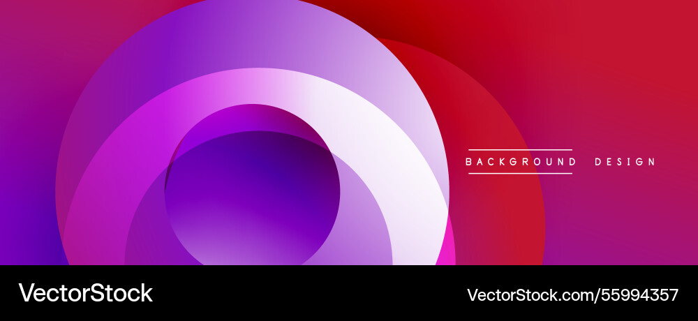 Abstract composition with layered circular Abstract composition with layered circular Vector Image