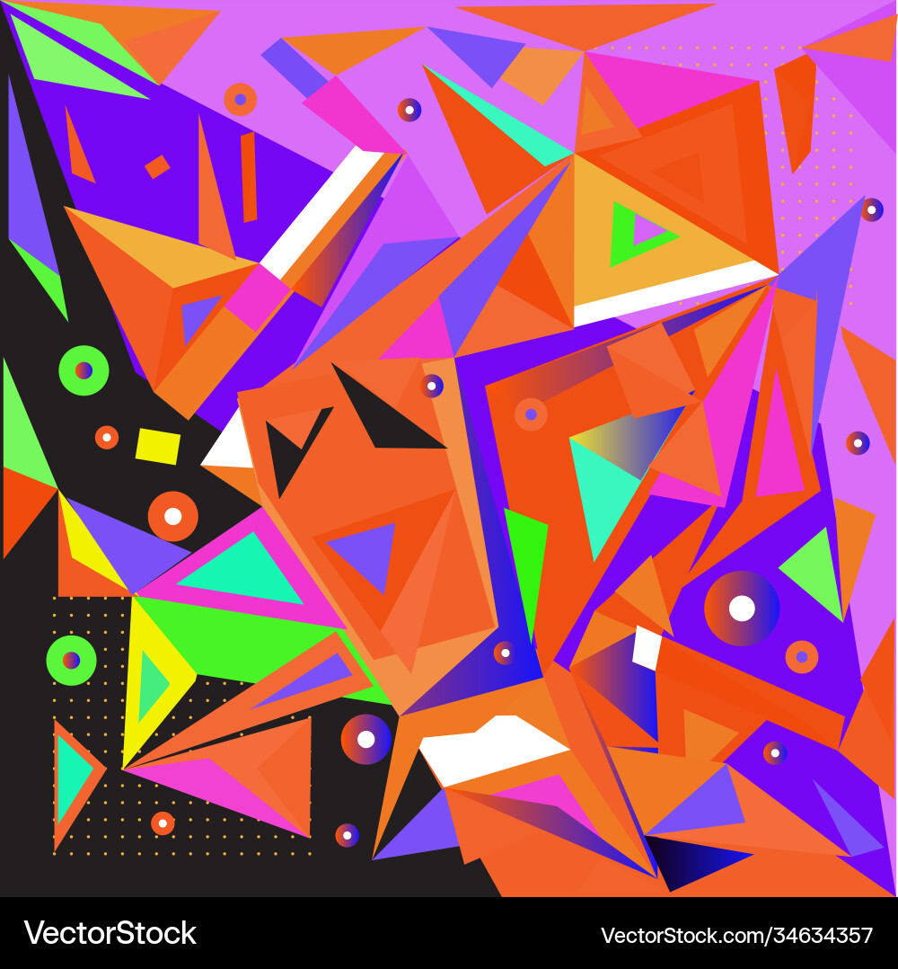 Abstract modern triangles background pattern Abstract modern triangles background pattern Vector Image