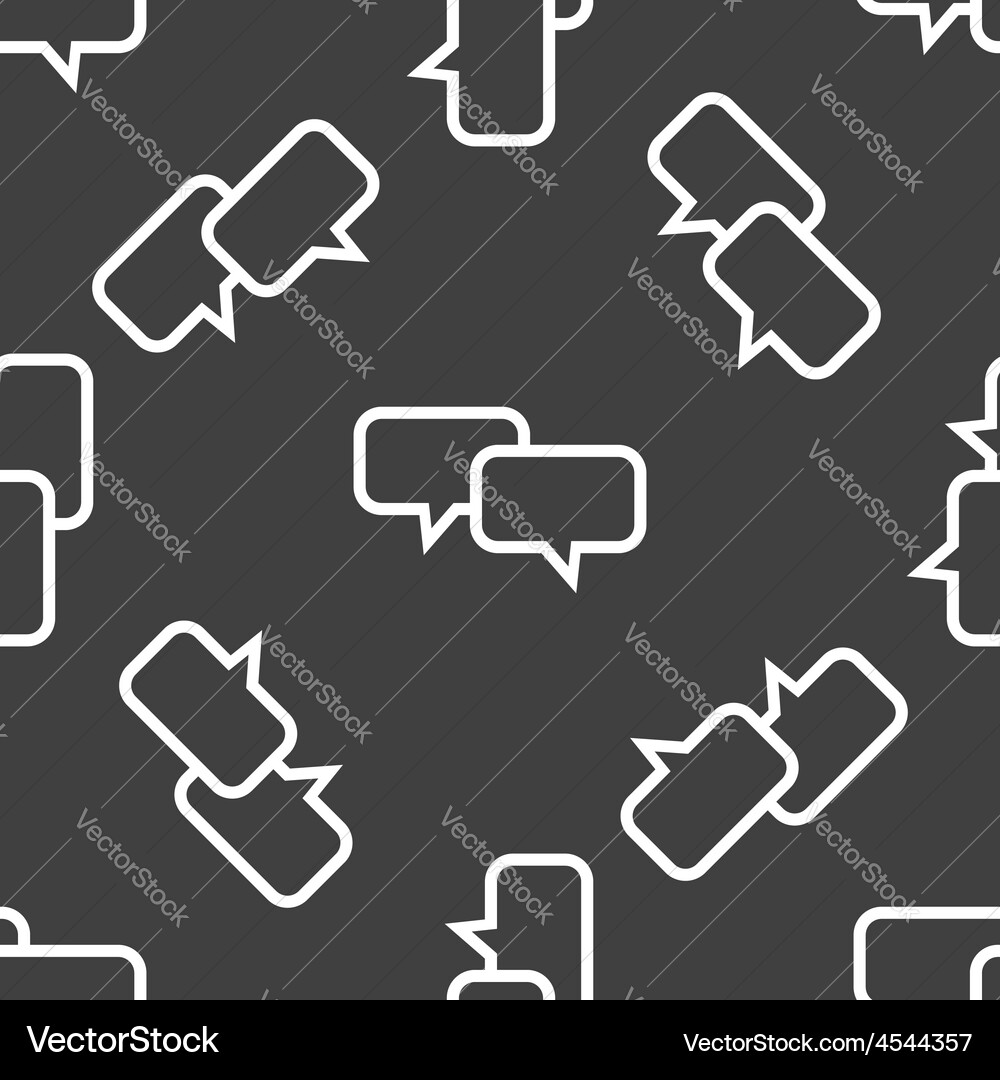 Chat messages pattern vector image