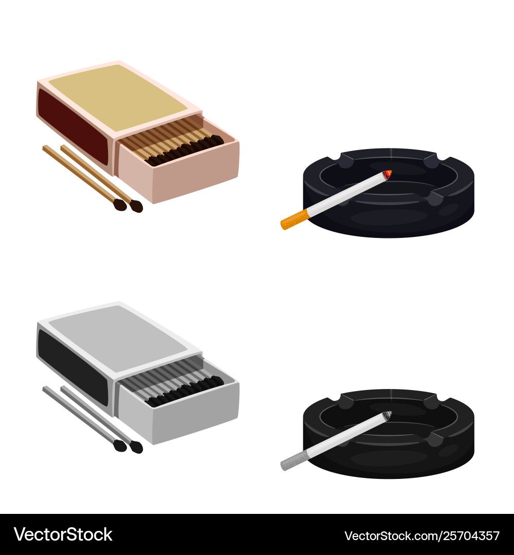 Design refuse and stop icon set vector image