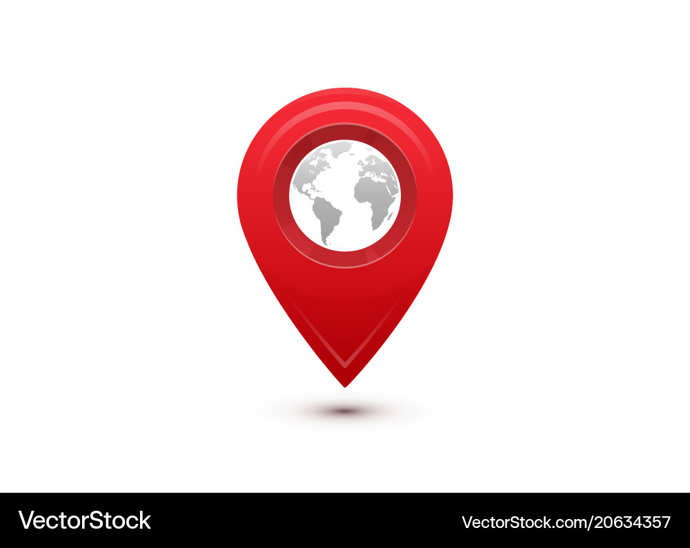 Global Travel Pointer Vector Image