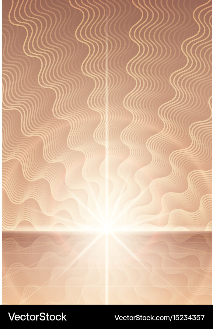 Magic abstract background with rays of light vector image