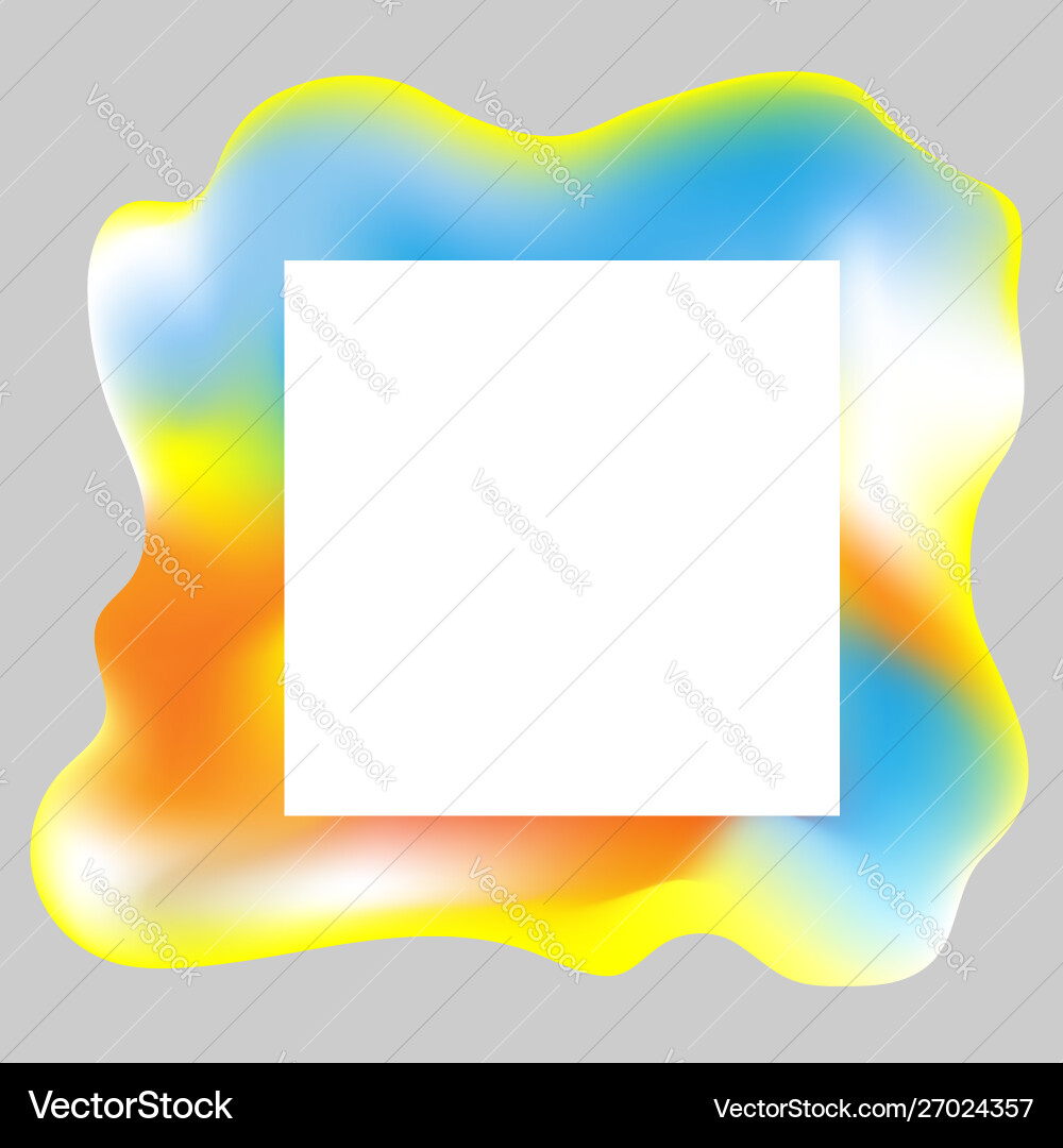 Multicolored blob fluid background Multicolored blob fluid background vector image