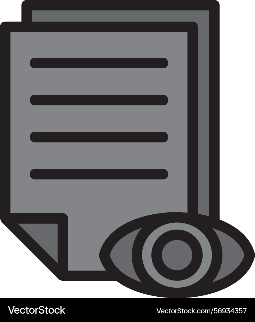 Reading list line filled style icon design Vector Image