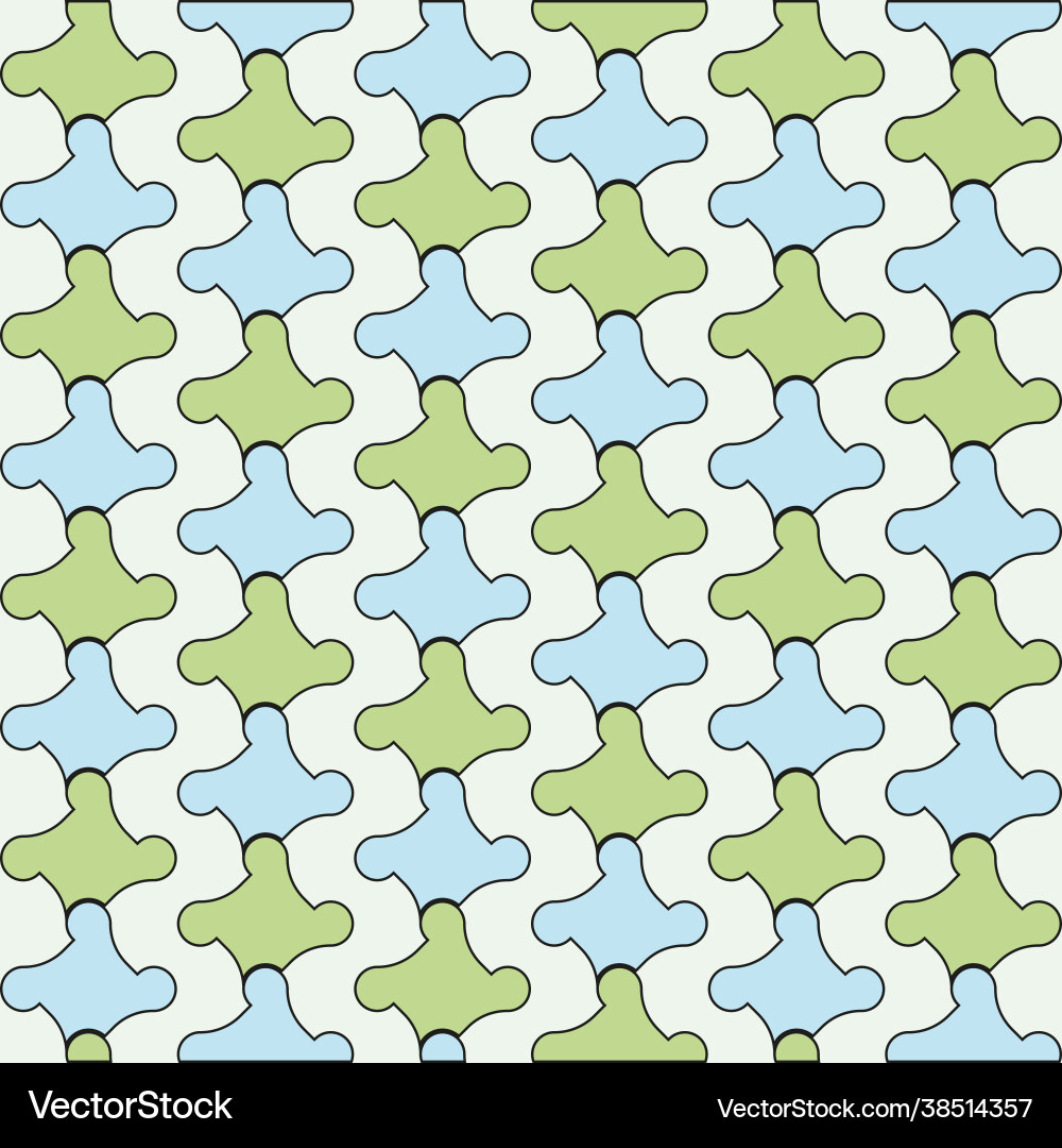 Seamless colored background pattern various vector image