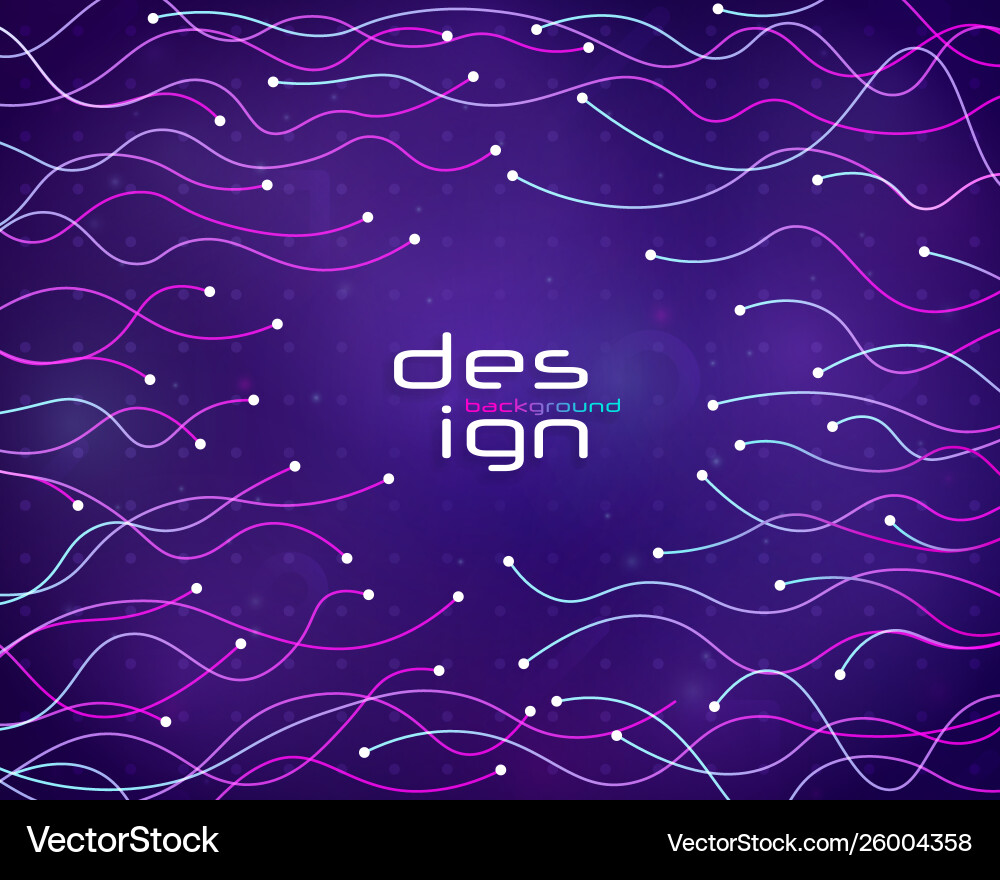 Dynamic Particle Network vector image