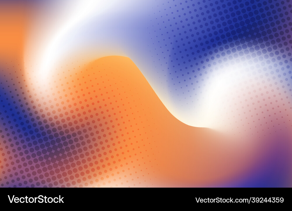 Abstract colorful mesh design with dots halftone Abstract colorful mesh design with dots halftone vector image
