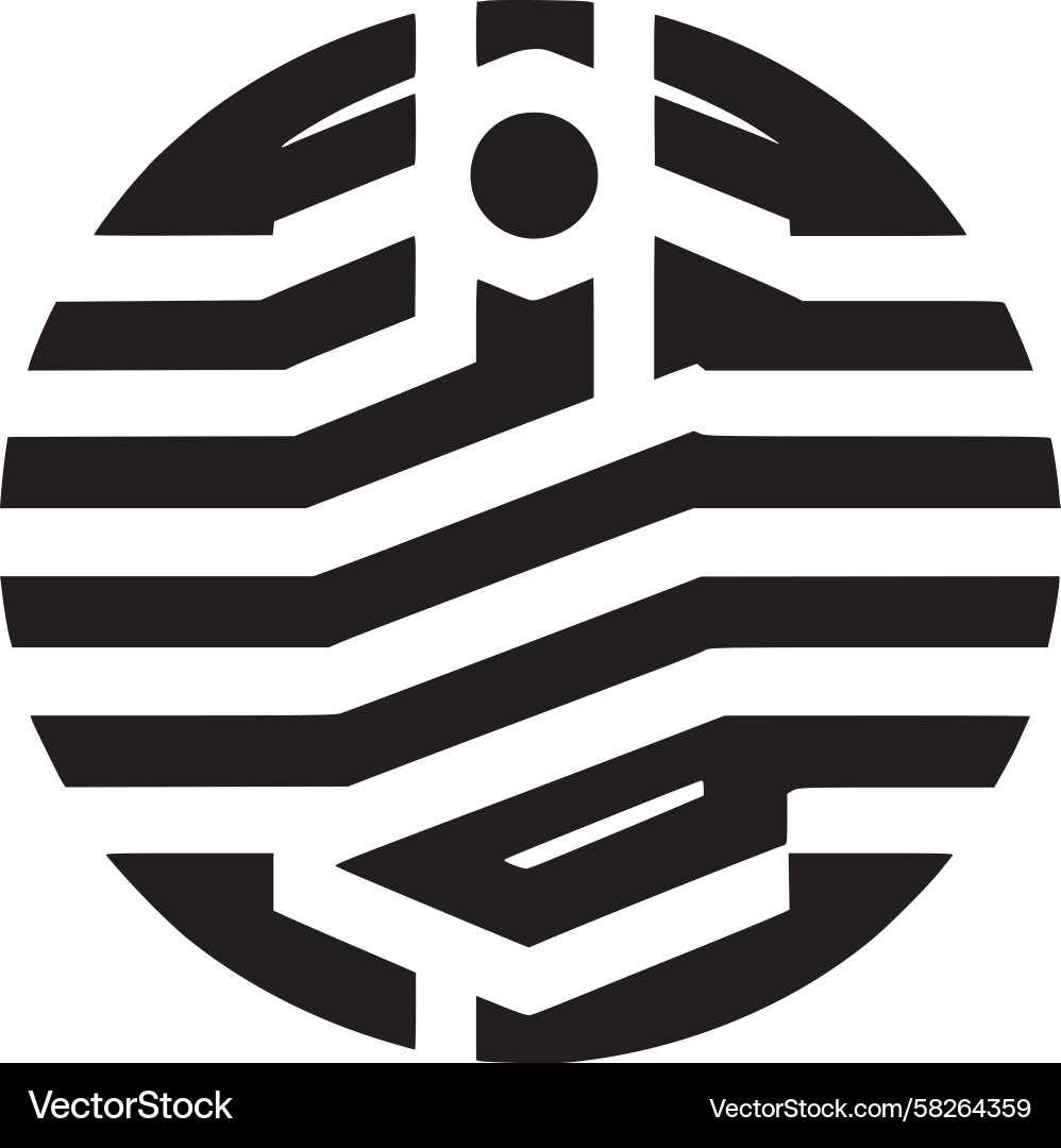Dynamic Circular Pattern Vector Image
