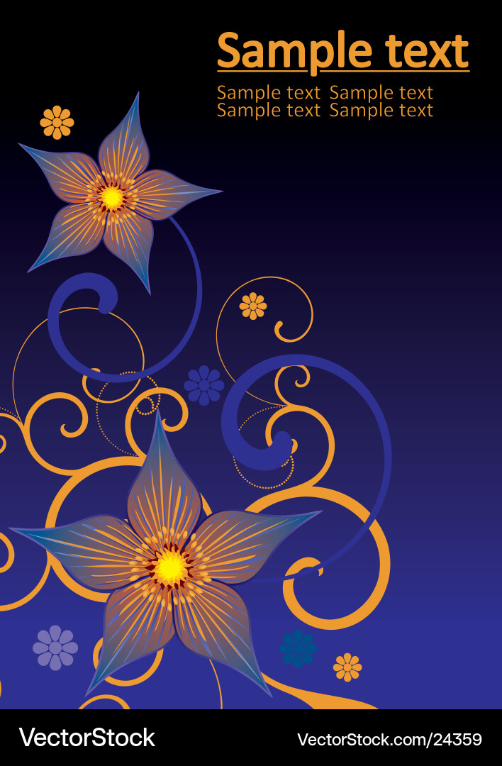 Floral background Vector Image