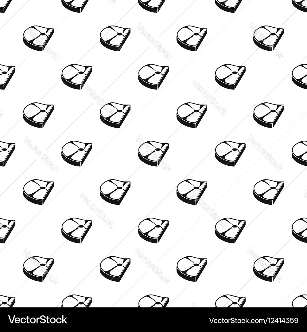 Piece of steak pattern simple style Vector Image