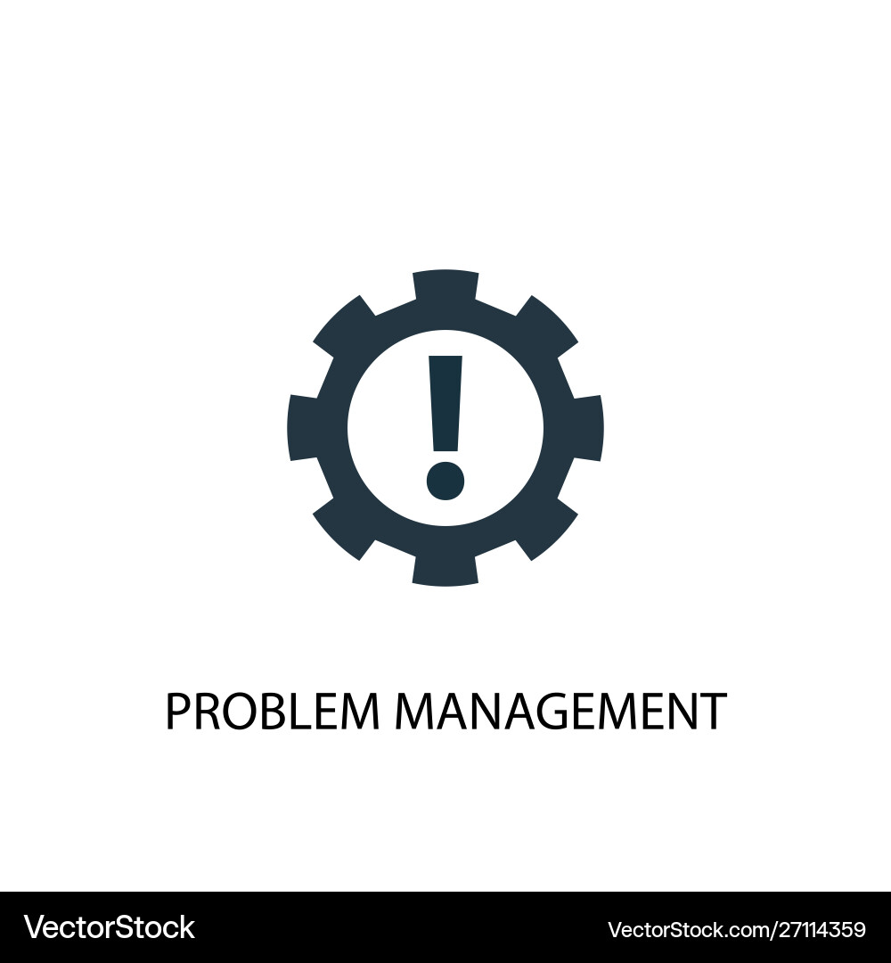 Problem Management Icon vector image