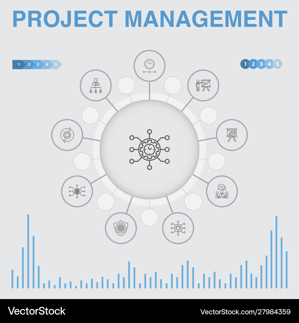Project Management Icons - Workflow & Strategy – Royalty-Free Vector ...