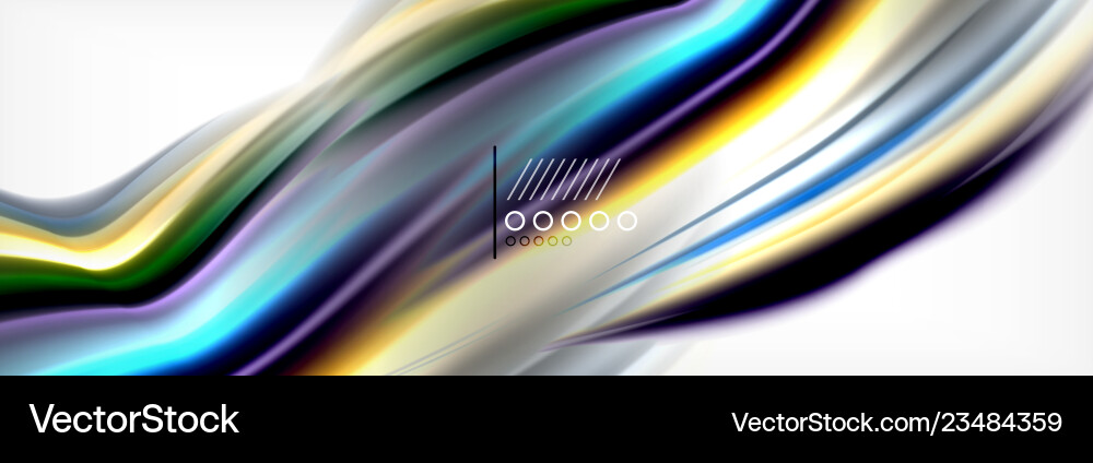 Smooth liquid blur wave background color flow Smooth liquid blur wave background color flow vector image