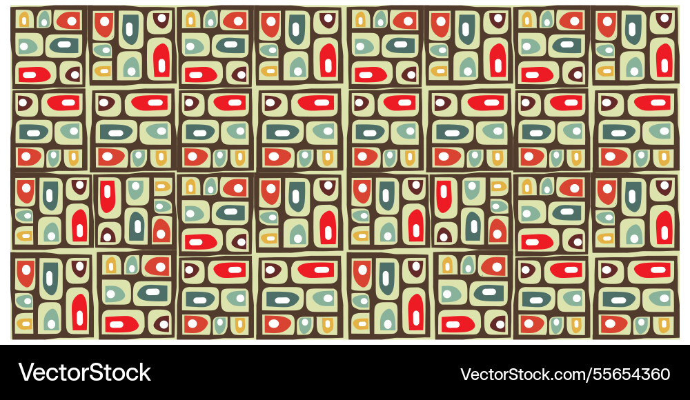 Abstract geometric print pattern Abstract geometric print pattern Vector Image