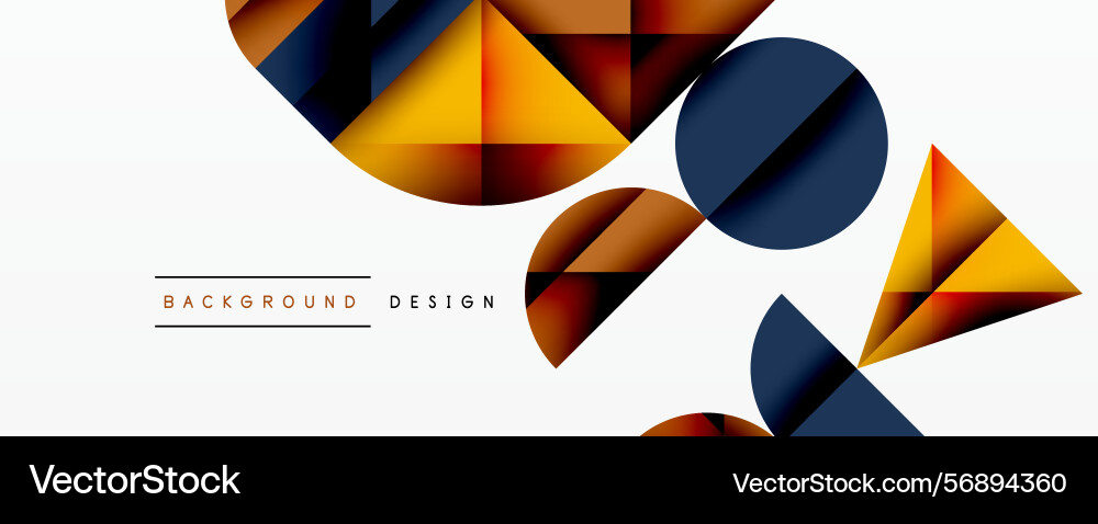 Abstract geometric shapes overlap creating Abstract geometric shapes overlap creating Vector Image