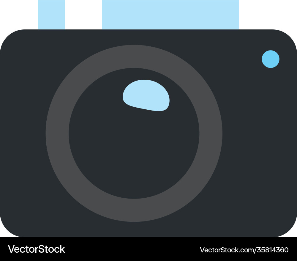 Camera device icon design vector image