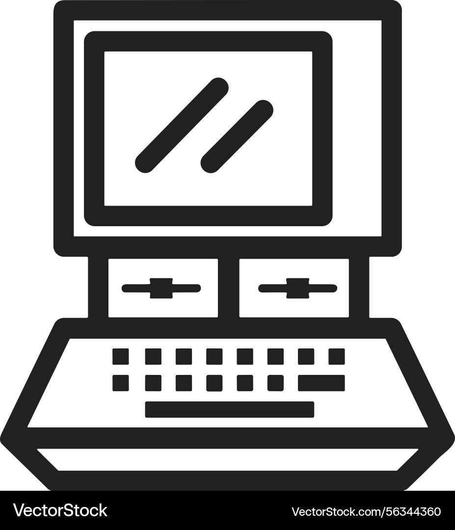 Computer icon symbol image Computer icon symbol image vector image