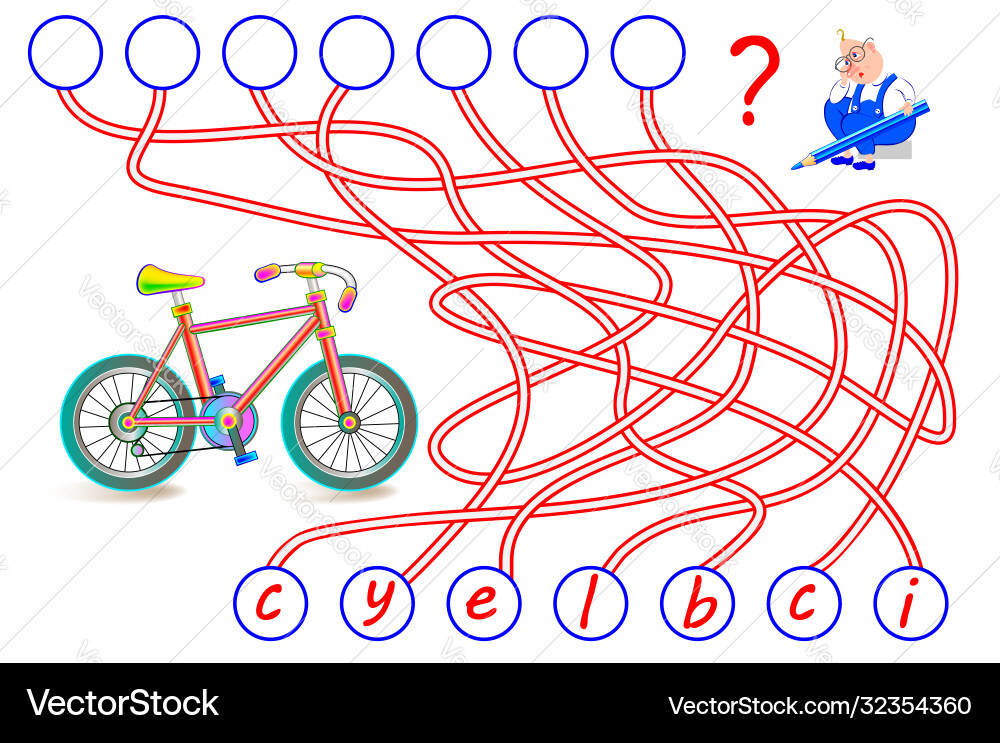 Logic puzzle game for study english need to find Logic puzzle game for study english need to find vector image