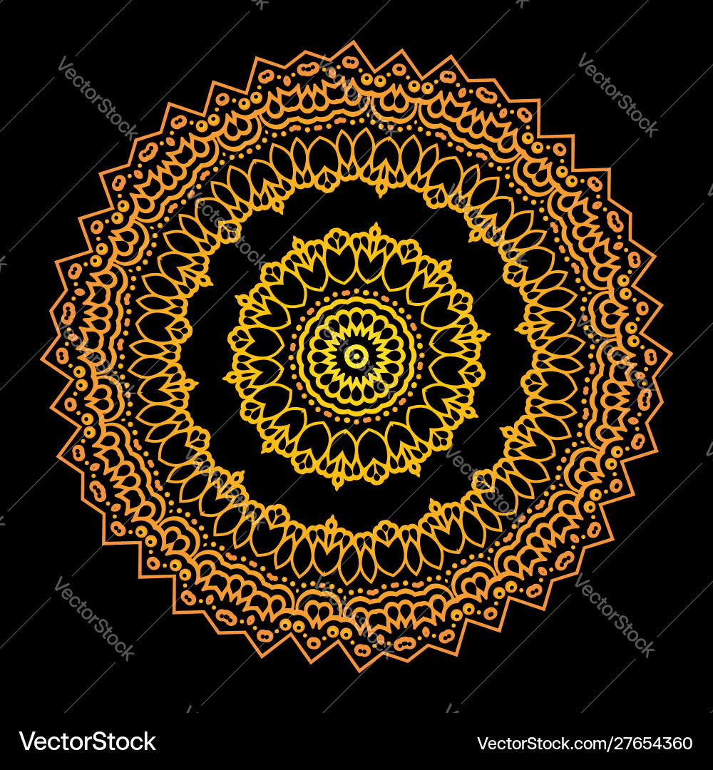 Mandala design elements collection image Vector Image