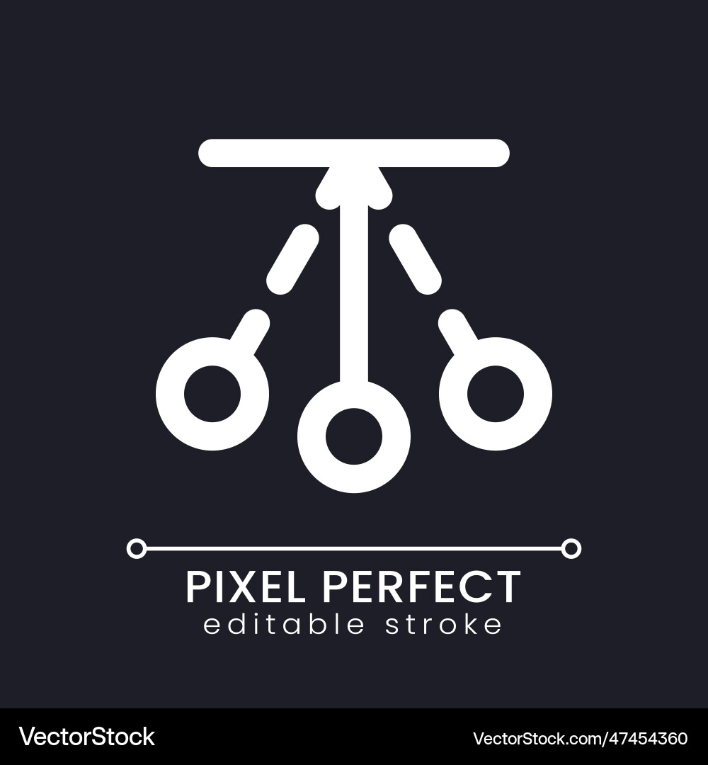 Pendulum animation pixel perfect white linear ui Pendulum animation pixel perfect white linear ui vector image