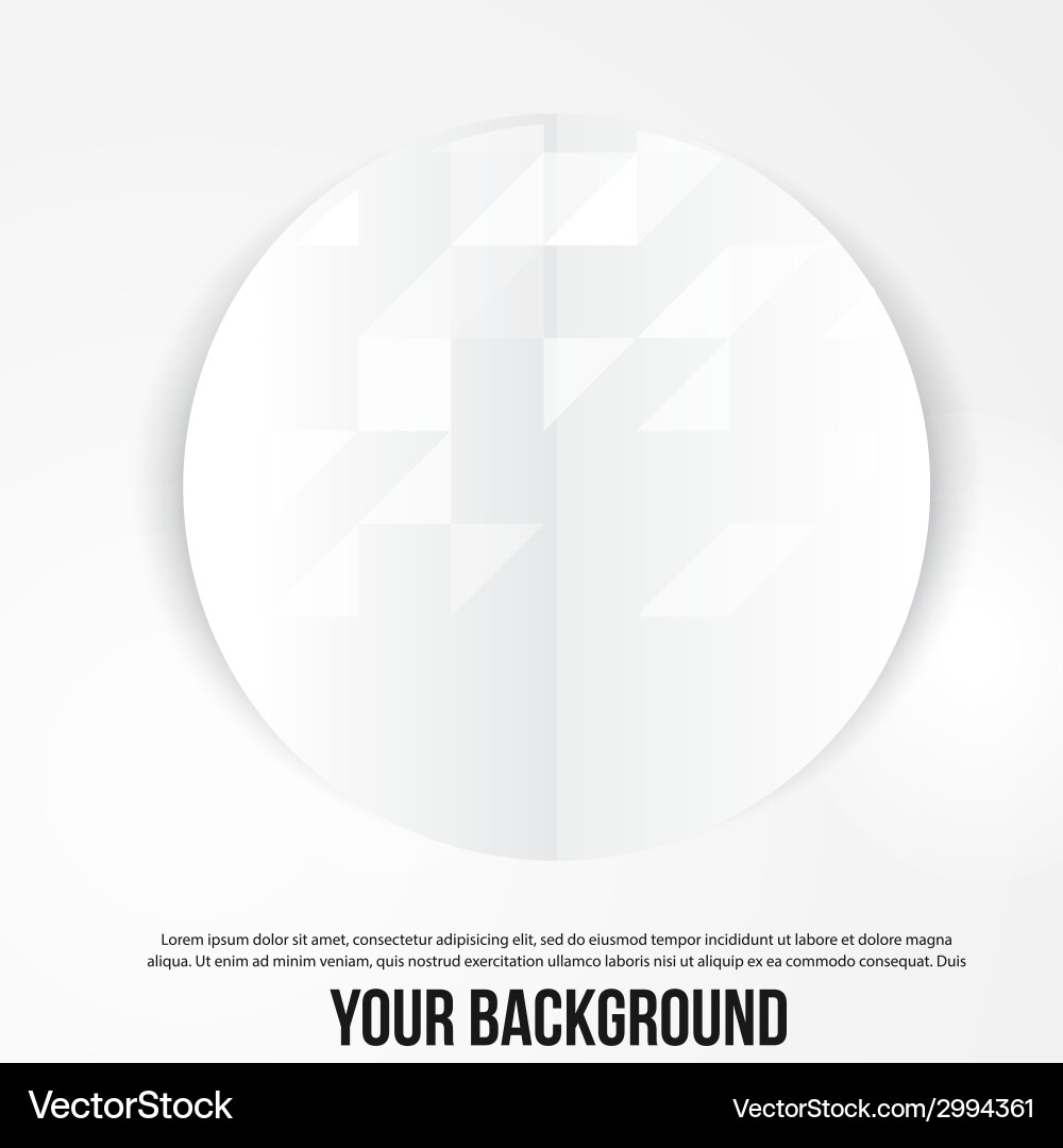 Abstract circles template web design vector image
