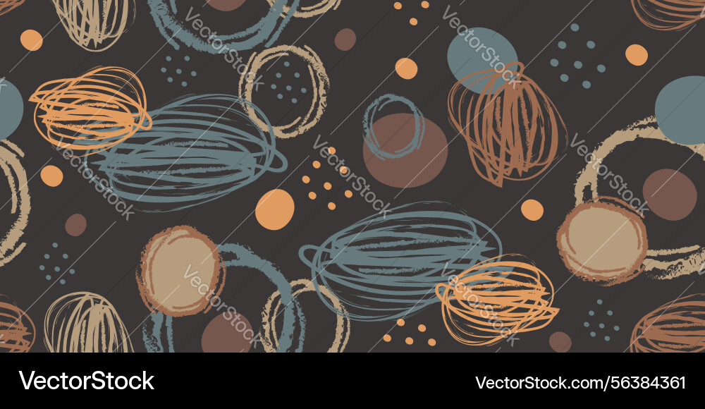 Abstract spots design elements seamless pattern Abstract spots design elements seamless pattern vector image