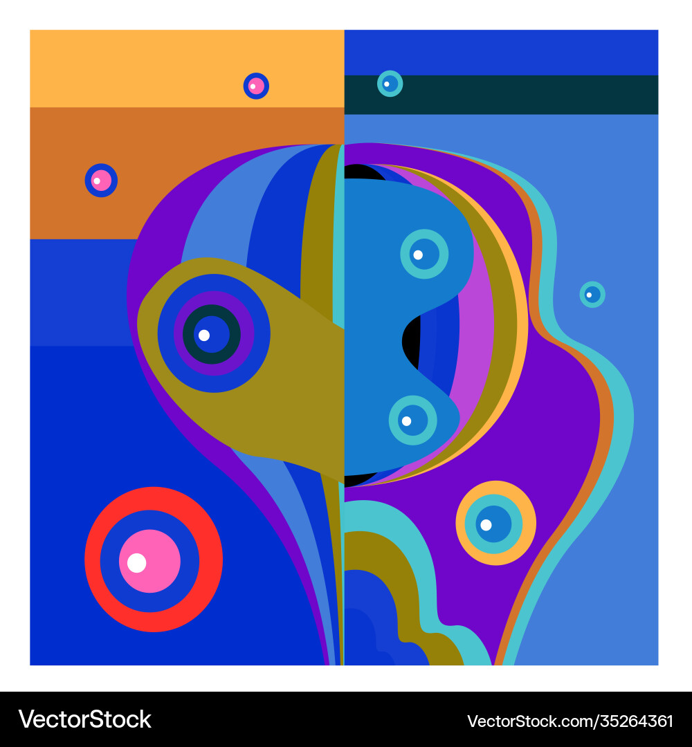 Colorful geometric and curve background pattern Colorful geometric and curve background pattern Vector Image