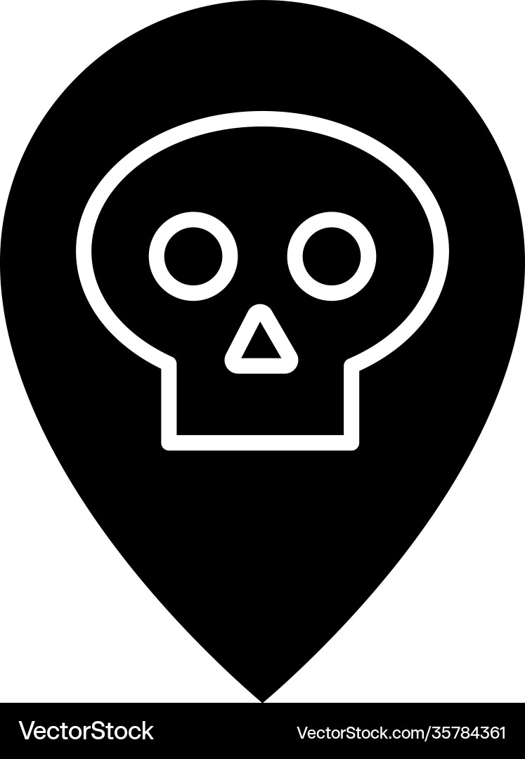 Hacker location icon Vector Image