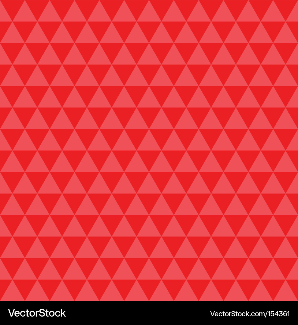 Optical Red Triangle Pattern vector image