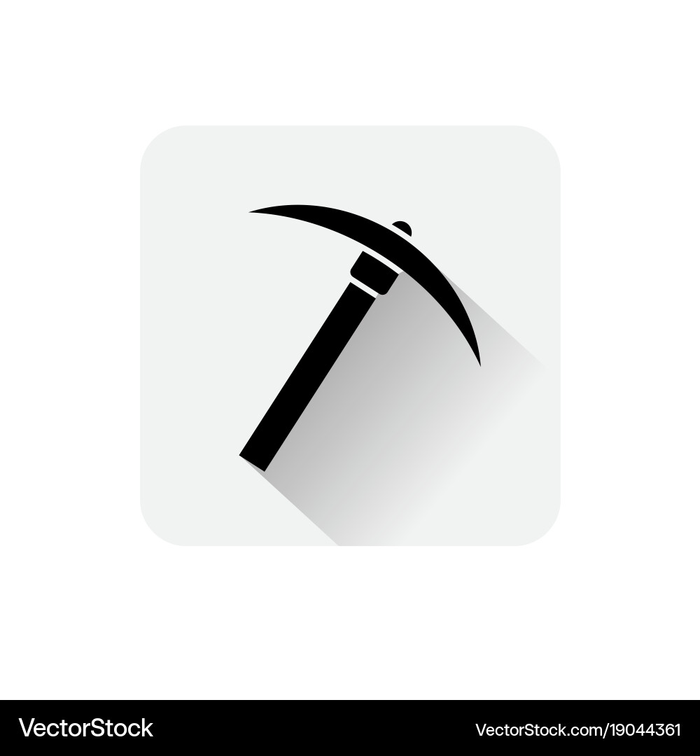 Pickaxe icon bitcoin mining web money digital – Royalty-Free Vector |  VectorStock