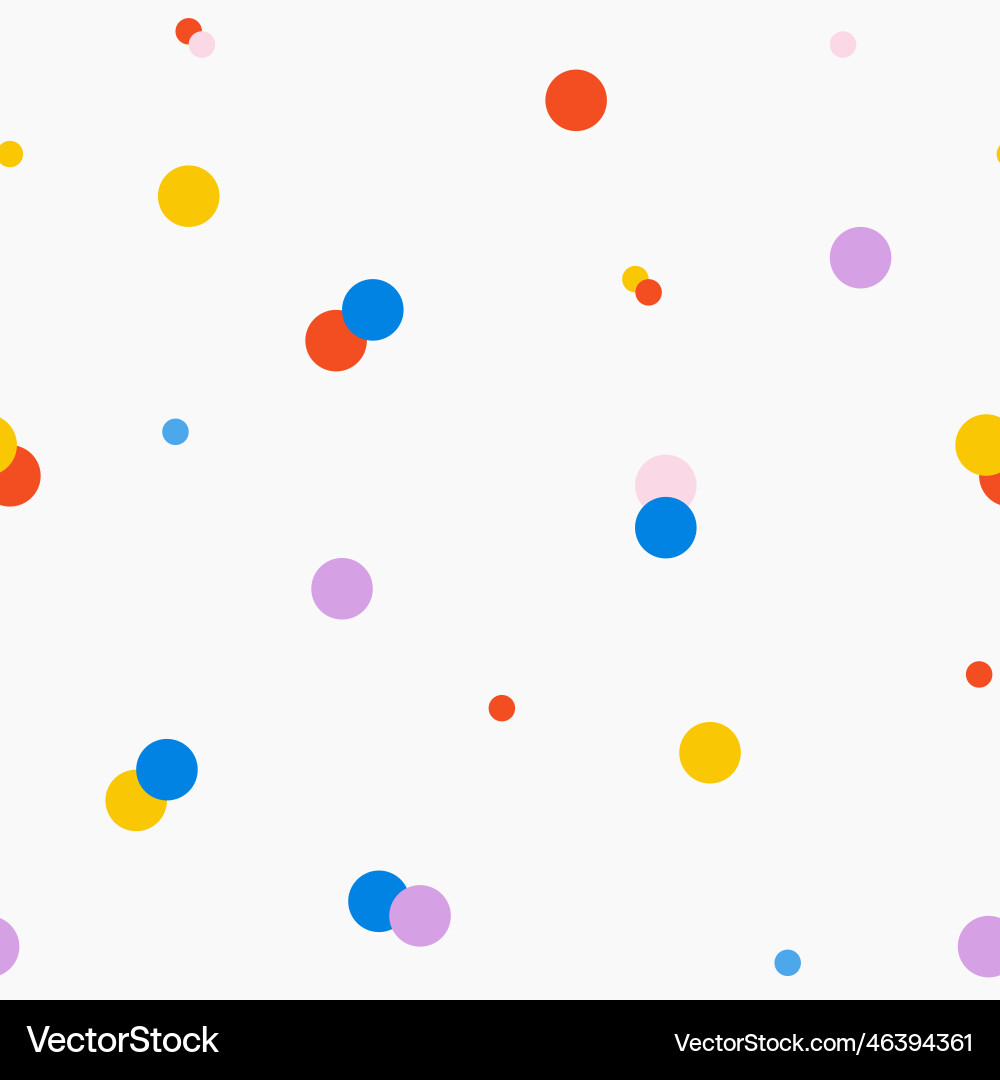 Seamless pattern with colorful dots Seamless pattern with colorful dots vector image