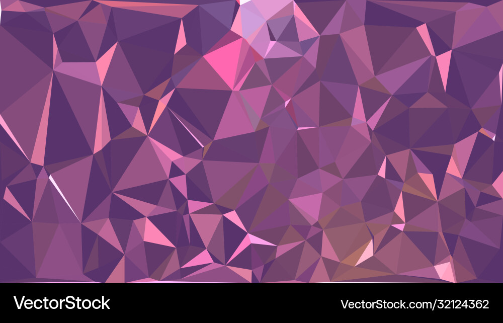 Abstract polygonal background triangular vector image