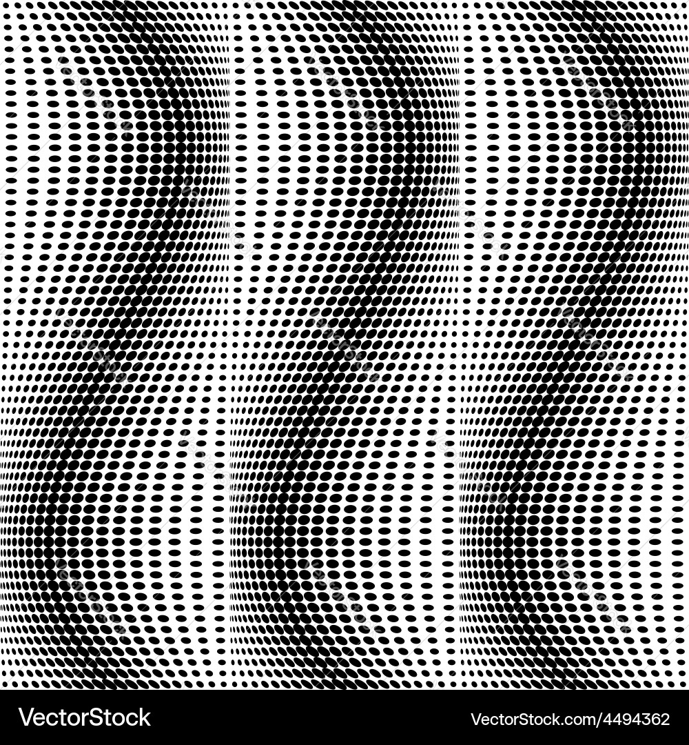 Design seamless monochrome dots pattern vector image
