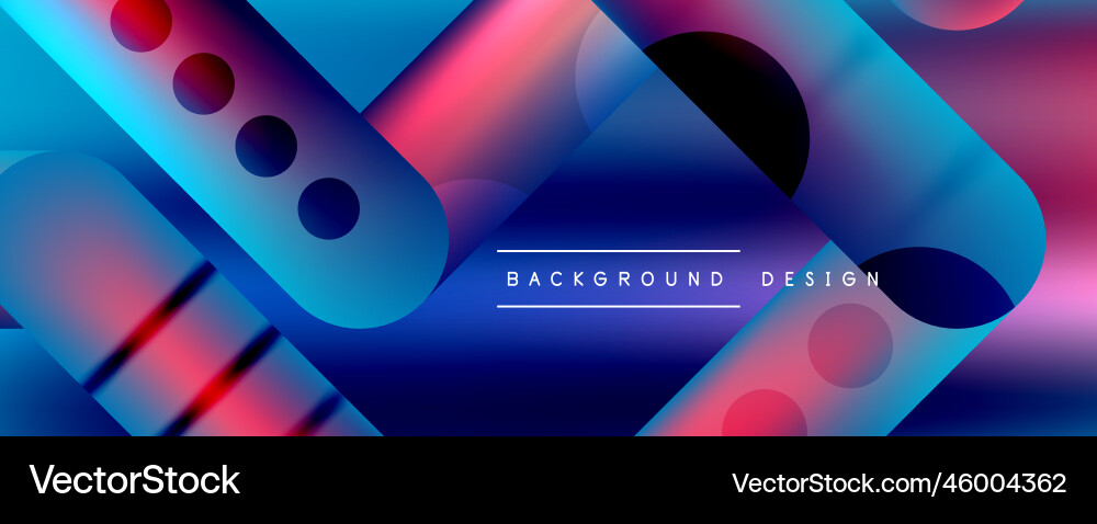 Techno round shapes lines abstract background Techno round shapes lines abstract background Vector Image