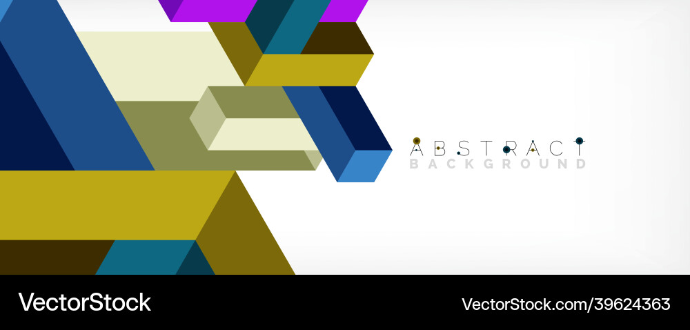 Abstract background 3d cubes cubic elements Abstract background 3d cubes cubic elements vector image