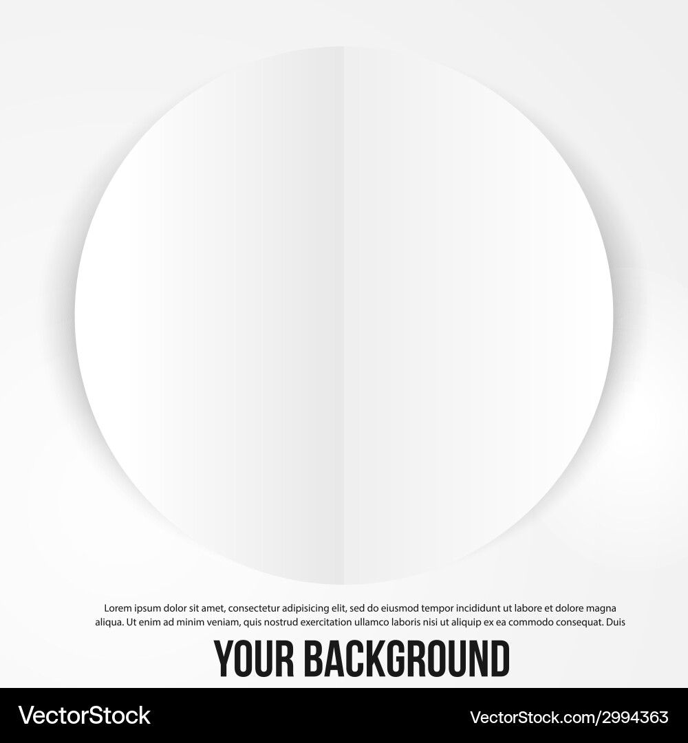 Abstract circles template web design vector image