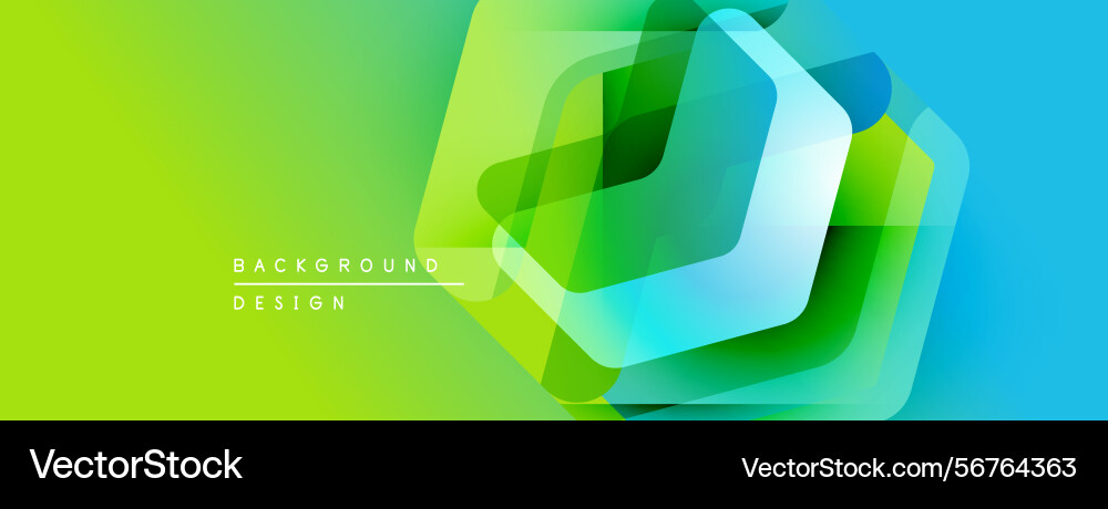 Abstract geometric shapes overlap creating Abstract geometric shapes overlap creating Vector Image