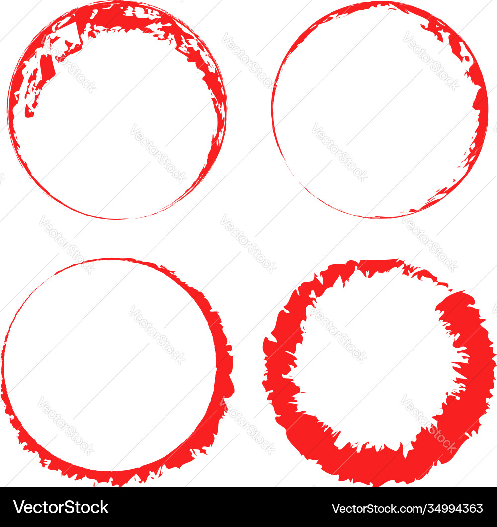 Grungy circle blob blotch Grungy circle blob blotch vector image